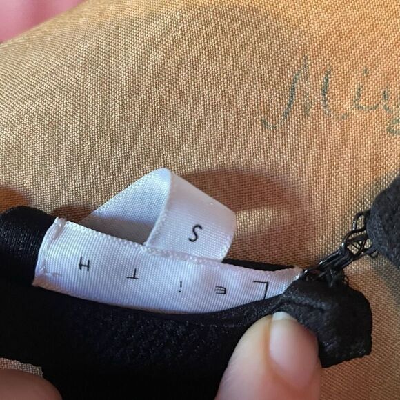 LEITH | black asymmetrical dress S - Picture 6 of 7